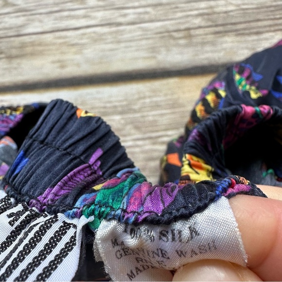 Vintage 100% Silk Boxer Shorts M - Picture 3 of 6